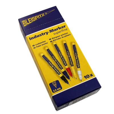 Industri marker 0,8 mm HVID rund spids (model 0877)